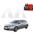 GrizzGlass BodyShield Car Pillar Protective Film Peugeot 308 Kombi (2013-2021) [6in1]