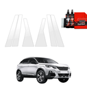 GrizzGlass BodyShield Car Pillar Protective Film Peugeot 3008 (2016-2024) [6in1]