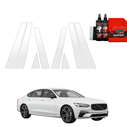 GrizzGlass BodyShield Car Pillar Protective Film Volvo S90 Sedan 5D (2016-2020) [8in1]
