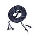 Καλώδιο 2xRCA to 2xRCA Γωνία 6mm 5m