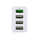 30W Wall Charger 4x USB-A (1x QC3.0) BLOW DM-76-026 White