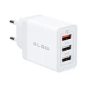 Wall Charger USBx3 (1x QC) 30W BLOW white (DM-76-027)