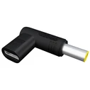 Αντάπτορας USB-C σε DC 2.5/5.5mm F/M μαύρος