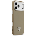 Guess Grained Triangle Logo MagSafe Apple iPhone 17 Pro brown