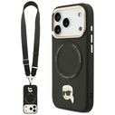 Karl Lagerfeld Big Strap Karl Metal Logo MagSafe Apple iPhone 17 Pro black