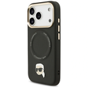 Karl Lagerfeld Big Strap Karl Metal Logo MagSafe Apple iPhone 17 Pro black