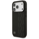 Mercedes Leather Laurel Leaves MagSafe Apple iPhone 17 Pro black