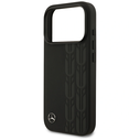 Mercedes Leather Laurel Leaves MagSafe Apple iPhone 17 Pro black
