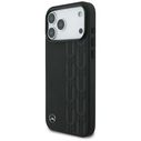 Mercedes Leather Laurel Leaves MagSafe Apple iPhone 17 Pro Max black