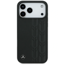 Mercedes Leather Laurel Leaves MagSafe Apple iPhone 17 Pro Max black