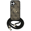 Guess 4G Big Logo Cord Stap Crossbody Apple iPhone 17 brown