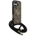 Guess 4G Big Logo Cord Stap Crossbody Apple iPhone 17 brown