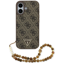 Guess 4G Strap Triangle Logo MagSafe Apple iPhone 17 brown