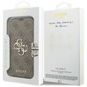 Guess Book 4G Metal Logo Apple iPhone 17 Pro brown