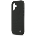Mercedes Leather Large Laurel Leave MagSafe Apple iPhone 17 black