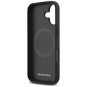 Mercedes Leather Large Laurel Leave MagSafe Apple iPhone 17 black