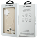 Karl Lagerfeld Karl & Choupette Pins MagSafe Apple iPhone 17 beige