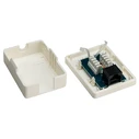 Πρίζα Δικτύου Goobay επιτοίχια 77632, 1 θύρα RJ45, CAT 6 UTP, λευκή