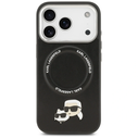 Karl Lagerfeld Karl & Choupette Pins MagSafe Apple iPhone 17 Pro Max black