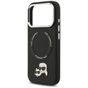 Karl Lagerfeld Karl & Choupette Pins MagSafe Apple iPhone 17 Pro Max black