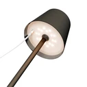 GOOBAY Επιτραπέζιο LED Επαναφορτιζόμενο Φωτιστικό 3000K Μαύρο 77673