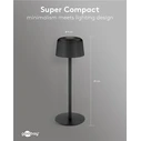 Goobay Διακοσμητικό Φωτιστικό LED Θερμό Λευκό 3000K 25x25εκ. 77675