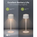 Goobay Διακοσμητικό Φωτιστικό LED Θερμό Λευκό 3000K 25x25εκ. 77676