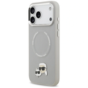 Karl Lagerfeld Karl & Choupette Pins MagSafe Apple iPhone 17 Pro grey