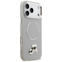 Karl Lagerfeld Karl & Choupette Pins MagSafe Apple iPhone 17 Pro grey