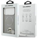 Karl Lagerfeld Karl & Choupette Pins MagSafe Apple iPhone 17 Pro grey