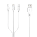 Καλώδιο USB XO NB103 2.0A 3 σε 1 Λευκό