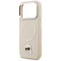 Karl Lagerfeld Karl Pin MagSafe Apple iPhone 17 Pro Max beige