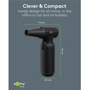 GOOBAY Electric Air Duster 77830, 100W, 6000mAh, Black