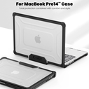 Tech-Protect Smartshell Pro Apple MacBook Pro 14 (M1/M2/M3/M4/M5) Black/clear
