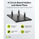 Goobay Magnetic Circuit Board Holders Metal Plate 77998