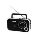 BLOW RA12 Portable Analog AM/FM Radio - Black/Silver