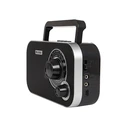 BLOW RA12 Portable Analog AM/FM Radio - Black/Silver