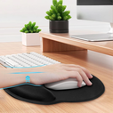 Tech-Protect A200 Mouse Pad With Gel Wrist Rest 25x22.5cm Black