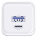 3MK Hyper Charger PD 33W GaN QC4+ PPS AFC FCP SCP USB-A + USB-C white