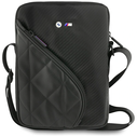BMW Carbon Pockets&Metal Logo Bag 10" black