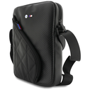 BMW Carbon Pockets&Metal Logo Bag 10" black