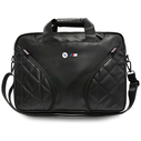 BMW Carbon Pockets&Metal Logo Bag 16" black