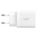 Spigen Essential EE472EU 2xUSB-C Network Charger 47W White