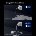 Spigen Essential EE472EU 2xUSB-C Network Charger 47W White