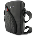 BMW Carbon Pockets&Metal Logo Bag 8" black