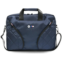 BMW Nylom Pockets&Metal Logo Bag 16" navy blue