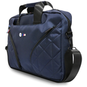 BMW Nylom Pockets&Metal Logo Bag 16" navy blue