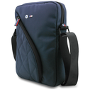 BMW Nylon Pockets&Metal Logo Bag 10" navy blue