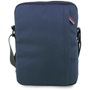 BMW Nylon Pockets&Metal Logo Bag 10" navy blue