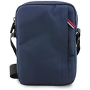 BMW Nylon Pockets&Metal Logo Bag 8" navy blue